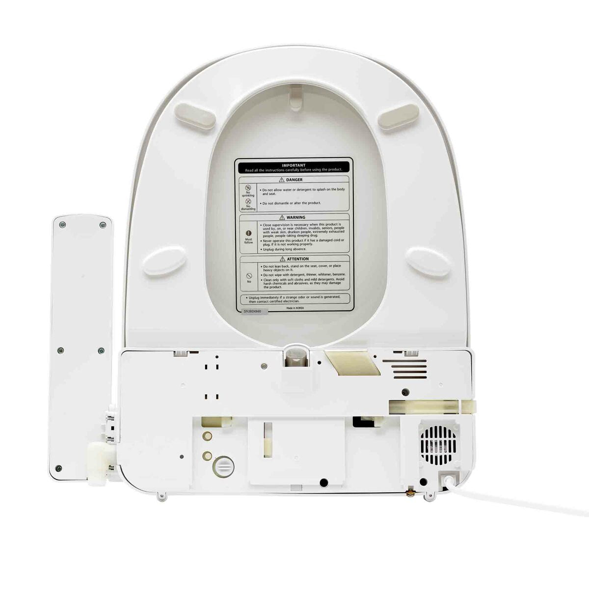 VB3100S VOVO Električna WC deska s funkcijo bide in počasnim zapiranjem "Soft Close"