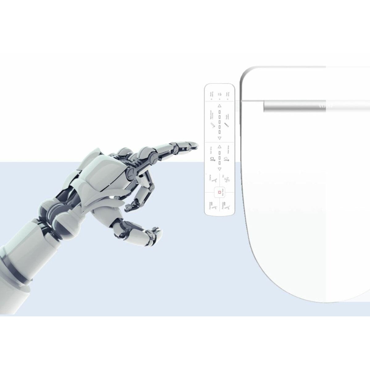 VB3100S VOVO Električna WC deska s funkcijo bide in počasnim zapiranjem "Soft Close"