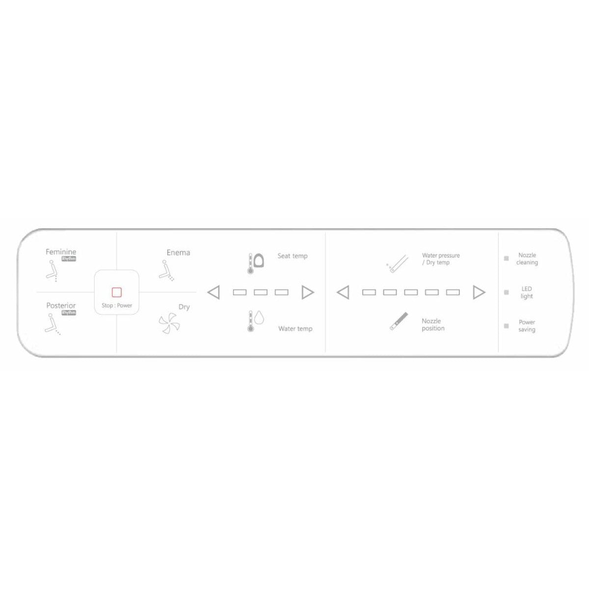 VB3100S VOVO Električna WC deska s funkcijo bide in počasnim zapiranjem "Soft Close"