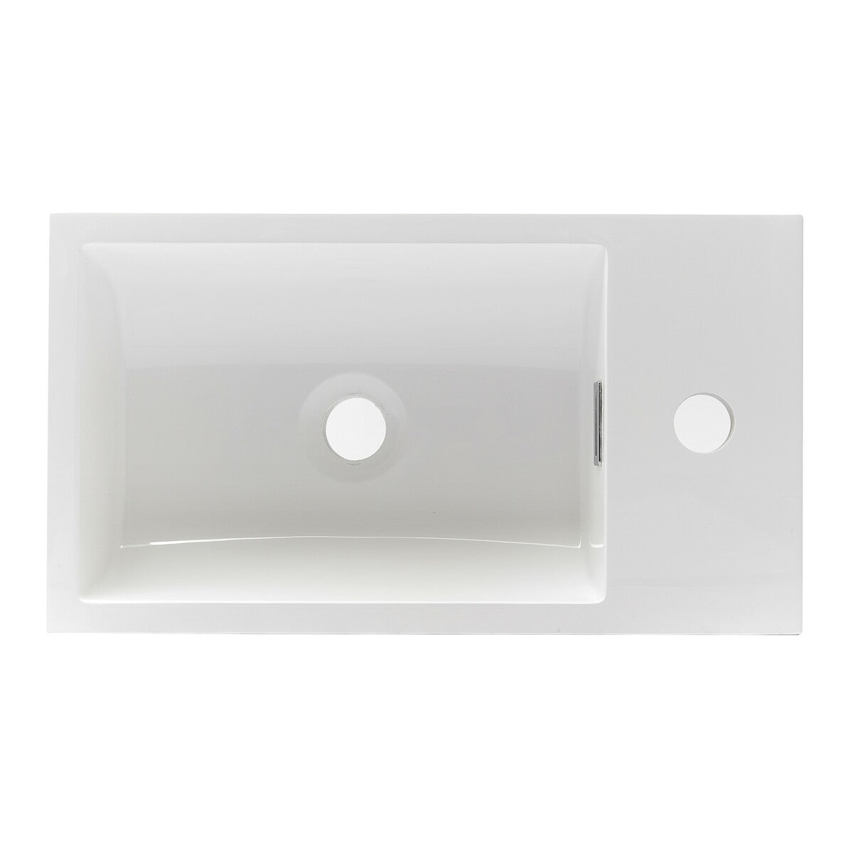VE4626 Naturel Verona 46 x 26 cm vgradni umivalnik iz litega marmorja z odprtino za armaturo