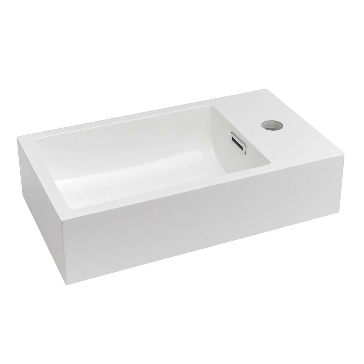 VE4626 Naturel Verona 46 x 26 cm vgradni umivalnik iz litega marmorja z odprtino za armaturo