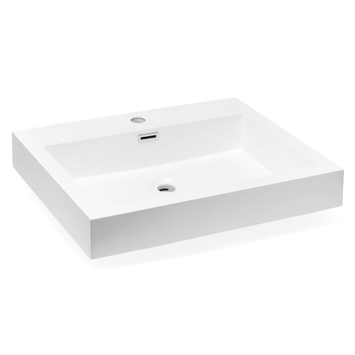 VE6048 Naturel Verona 60 x 48 cm vgradni umivalnik iz litega marmorja z odprtino za armaturo