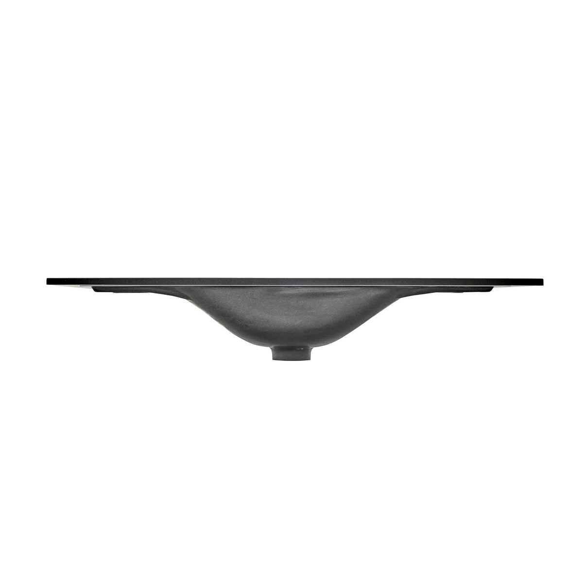 VE8653CM Naturel Verona 86 x 52,7 cm vgradni umivalnik iz litega marmorja črni z odprtino za armaturo