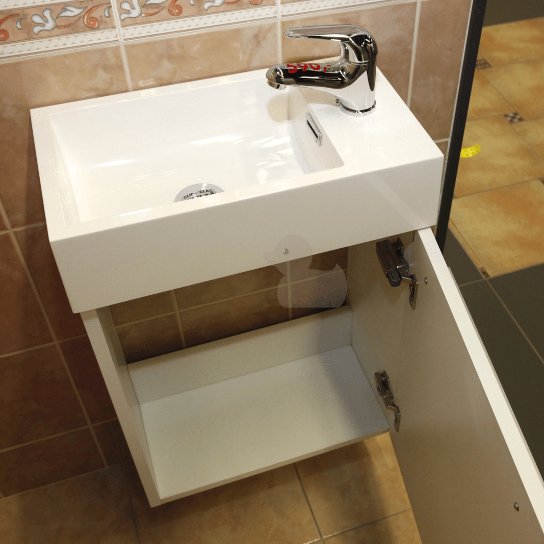 VERONA46WH Naturel Verona 46 x 26 cm umivalnik z omarico