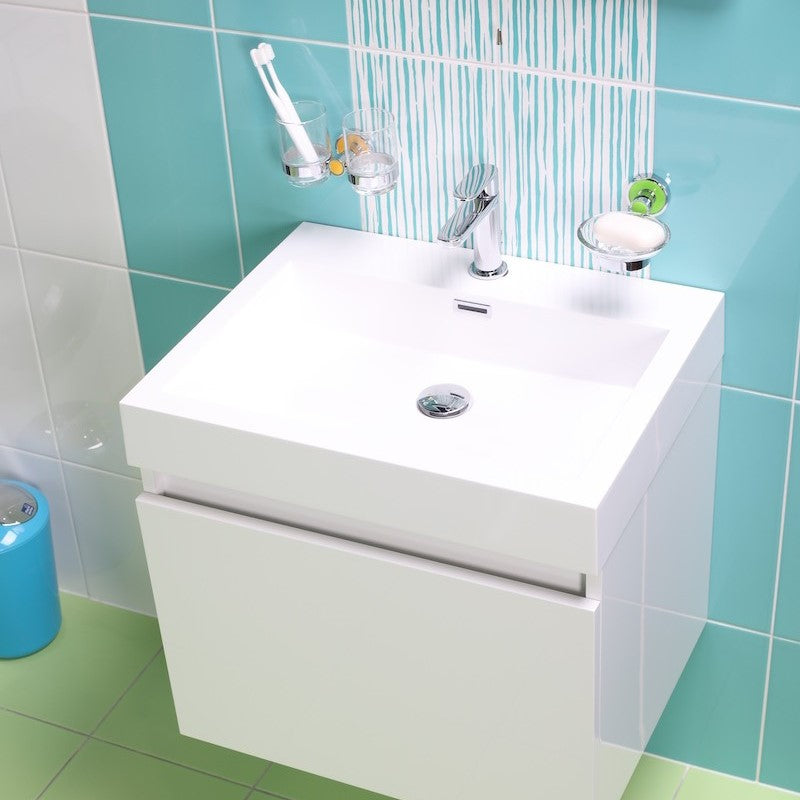 VE6048 Naturel Verona 60 x 48 cm vgradni umivalnik iz litega marmorja z odprtino za armaturo