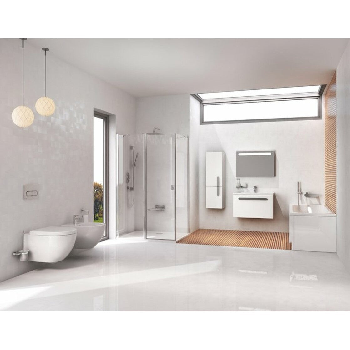 X01516 Ravak Uni Chrome viseča WC školjka