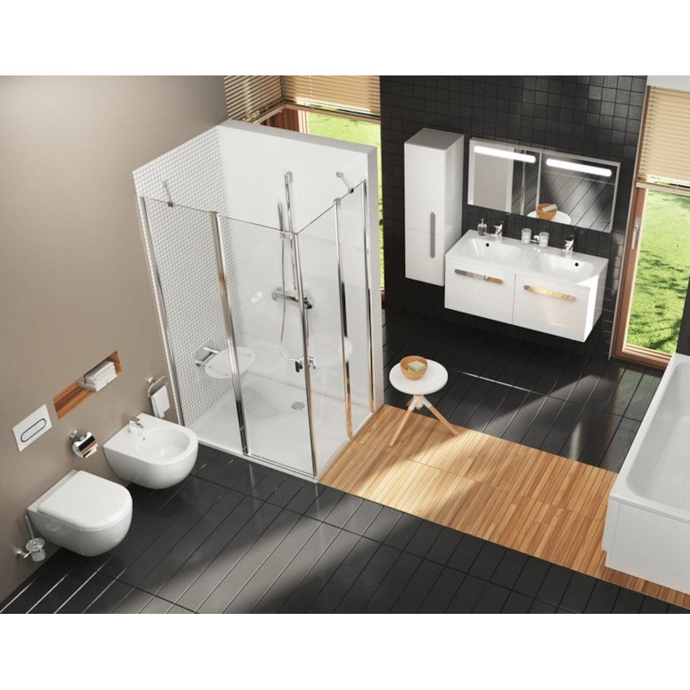 X01535 Ravak Uni Chrome RimOff viseča brezrobna WC školjka