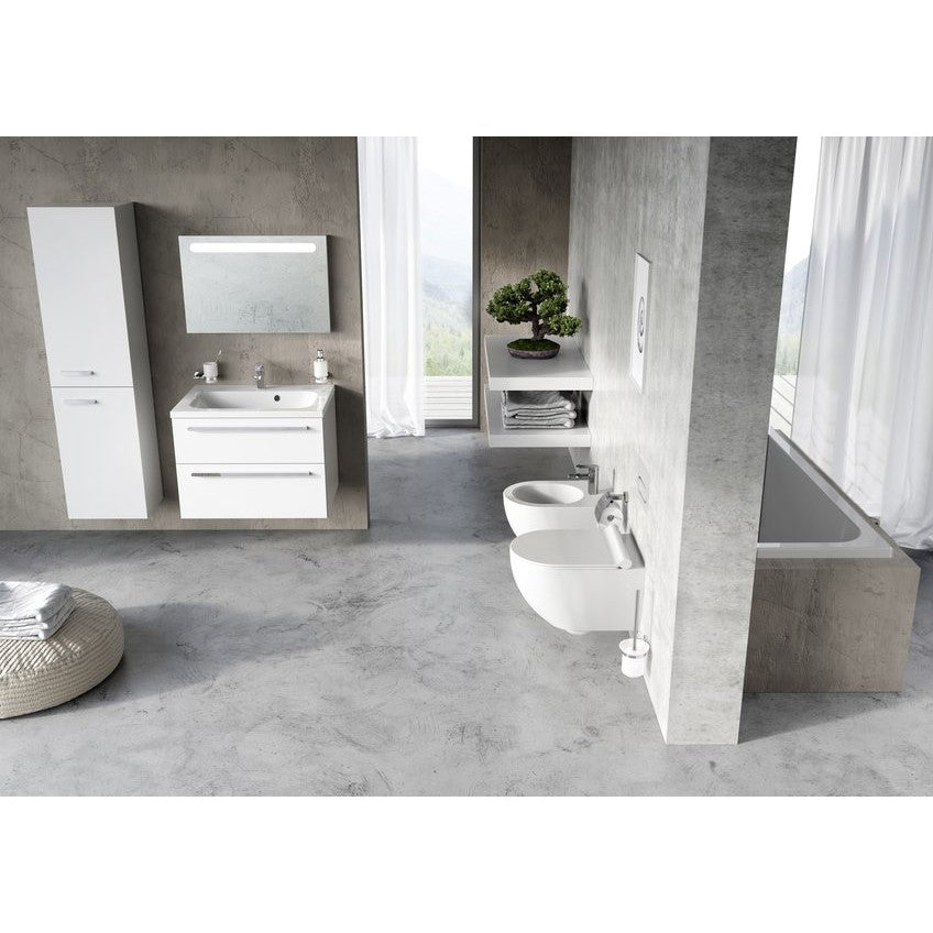 X01535 Ravak Uni Chrome RimOff viseča brezrobna WC školjka