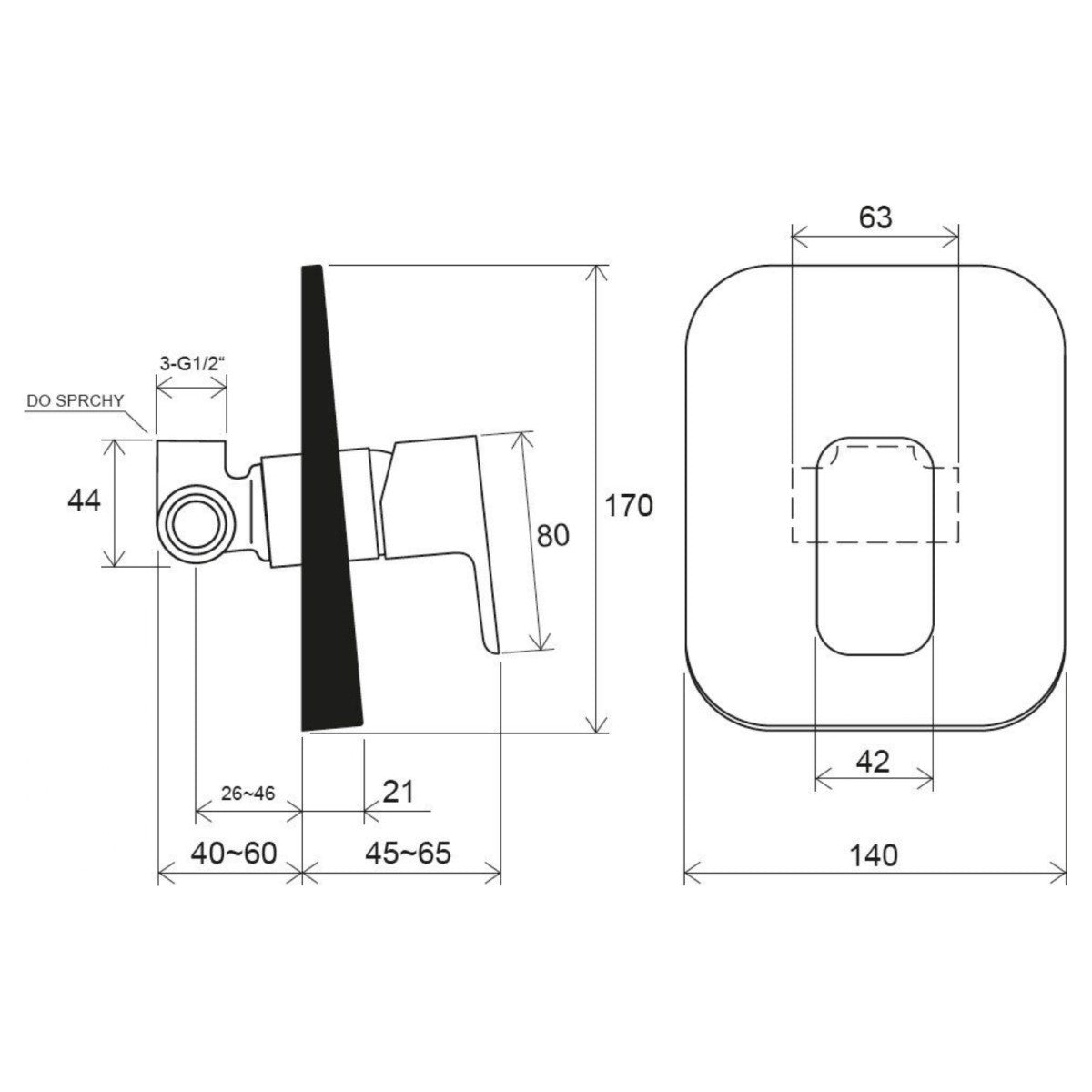 X070157 Ravak 10° Free pokrivna plošča črna