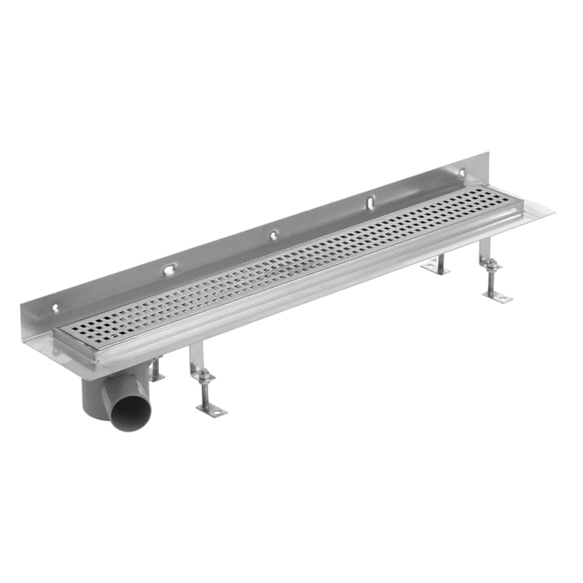 ZLAB70NRZ1LEM S-Line Klasik 70 cm obstenski model tuš kanaleta iz nerjavnega jekla