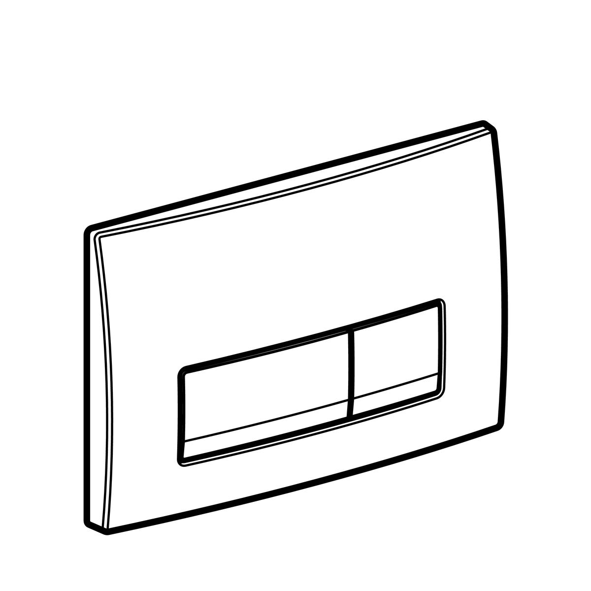 Geberit Delta51 aktivirna tipka