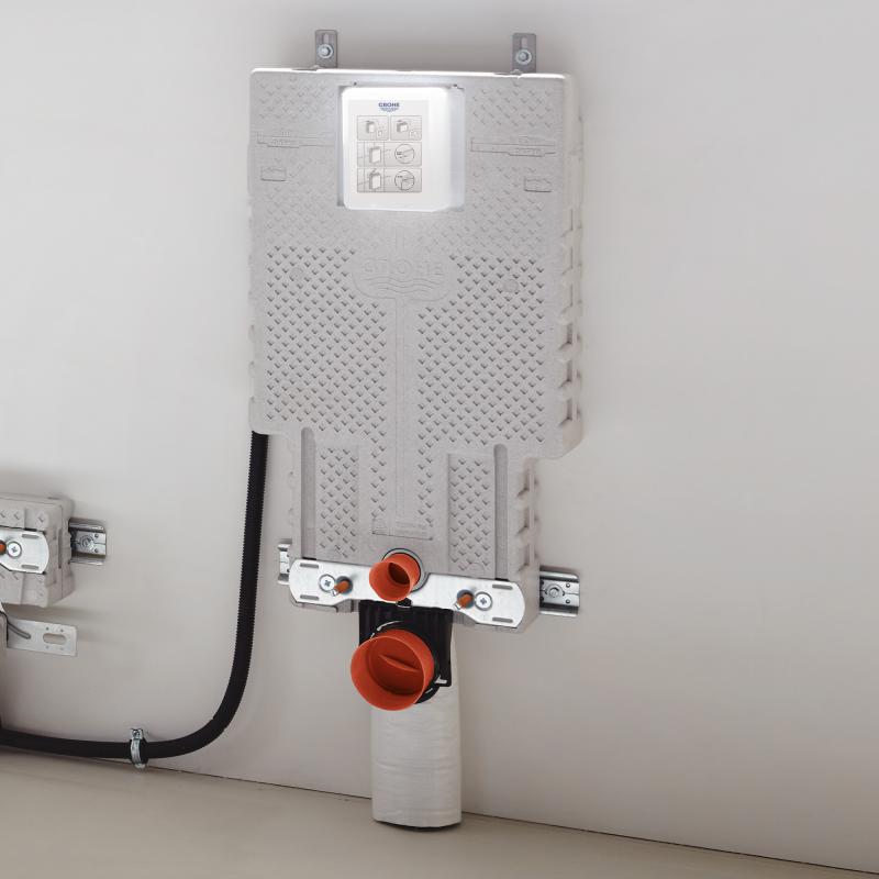 Podometni splakovalniki 38825000 Grohe Uniset podometni splakovalnik za WC školjko z aktivirno tipko | KOPALNICA-ONLINE.SI