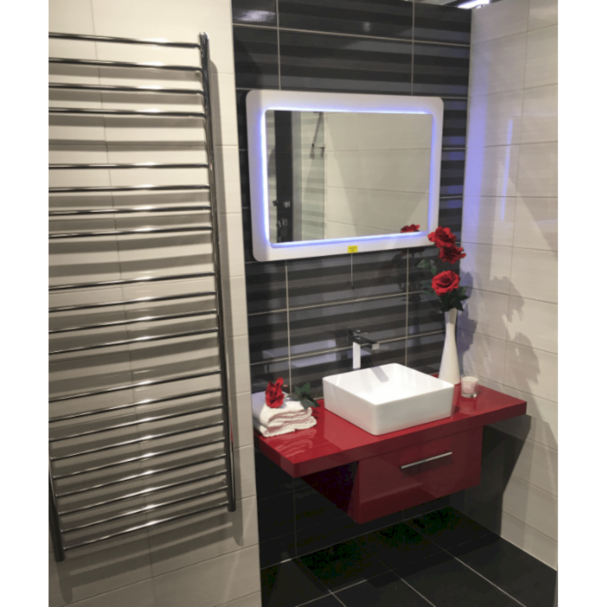 SLM3939Q Triomini Slim 39 x 39 cm kvadratni nadpultni umivalnik