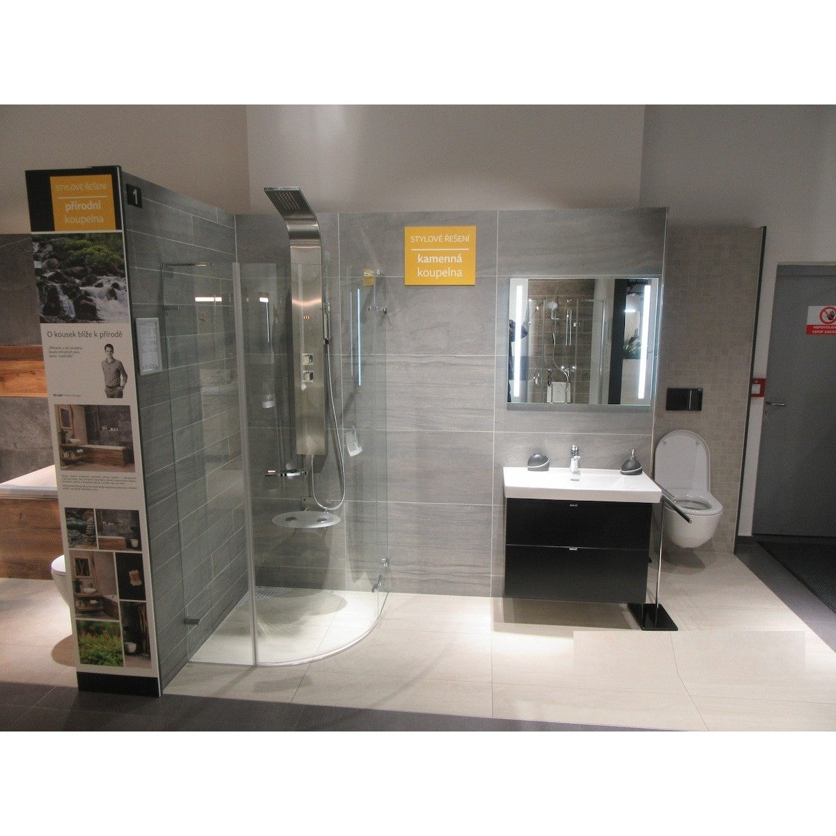 STEELSHOWER Anima Steel masažni tuš panel