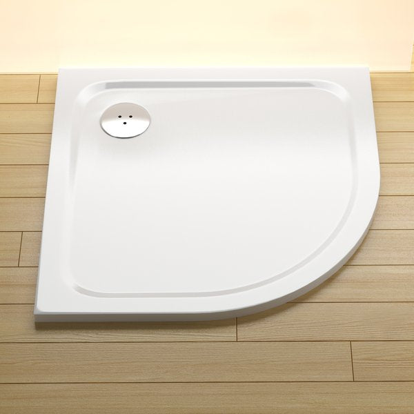 XA247701010 Ravak Chrome 90 x 90 cm polkrožna tuš kad iz litega marmorja