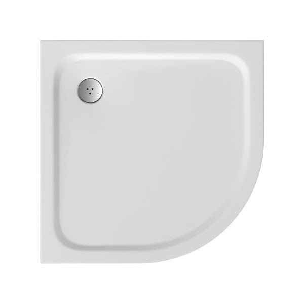 XA244401010 Ravak Chrome 80 x 80 cm polkrožna tuš kad iz litega marmorja