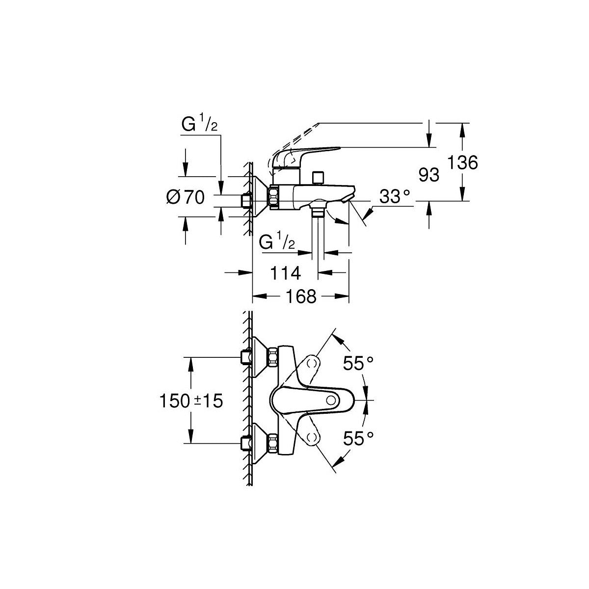 32743001 Grohe EuroPro armatura za kad