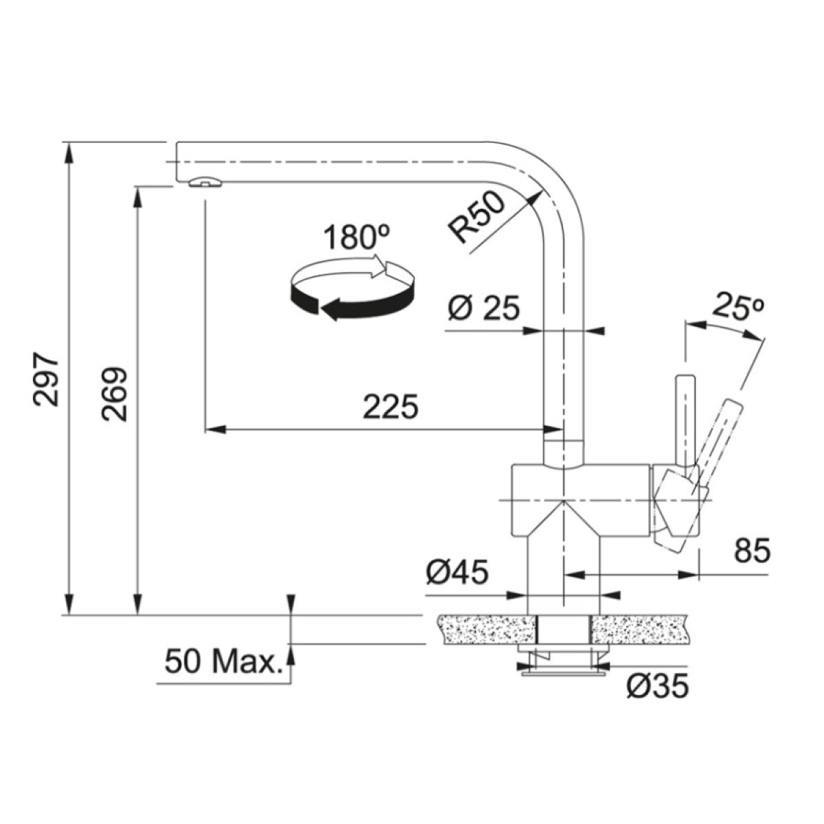 115.0625.525 Franke Atlas Neo Sensor FC 5489.502 kuhinjska armatura