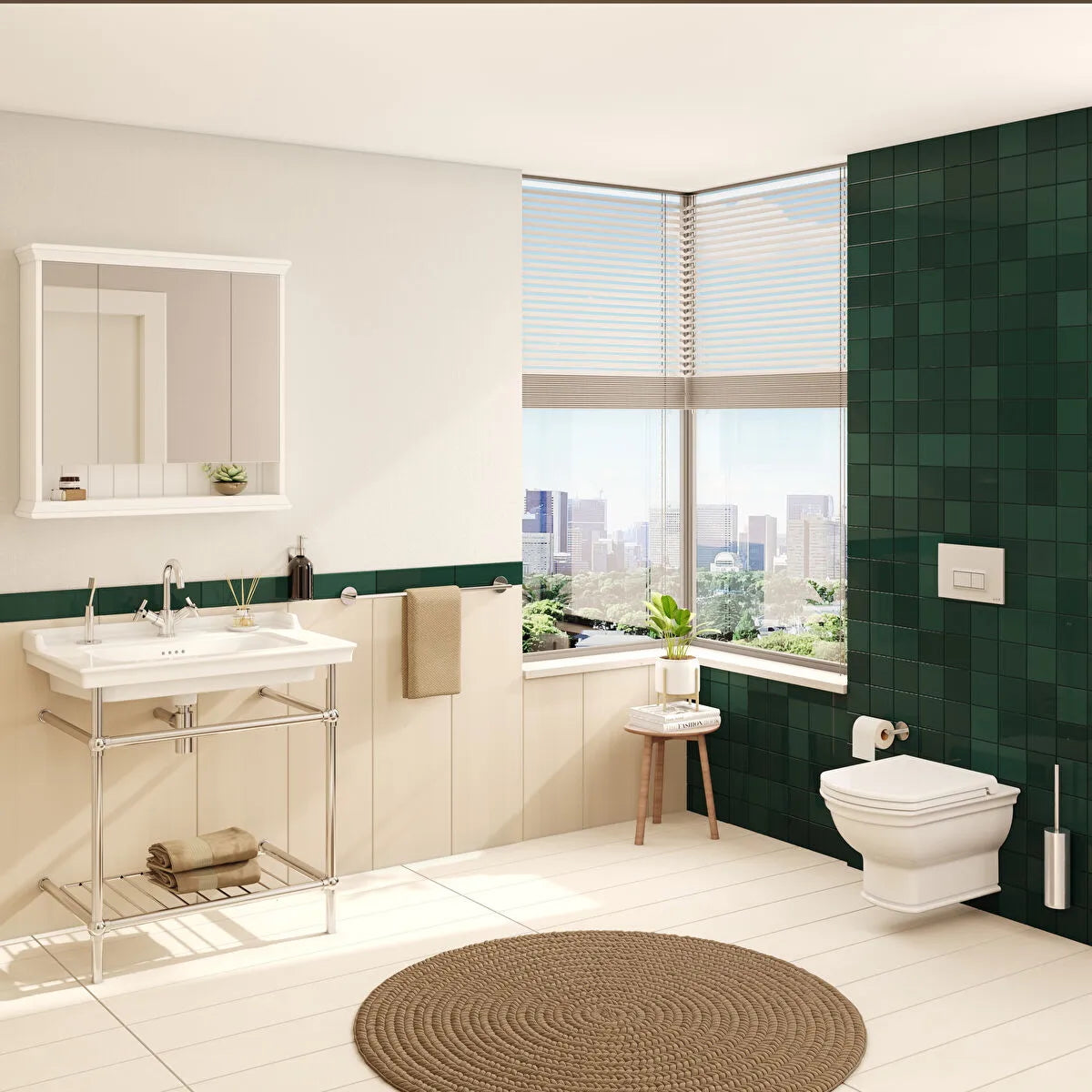7805-003-0075 Vitra Valarte viseča WC školjka retro izgleda