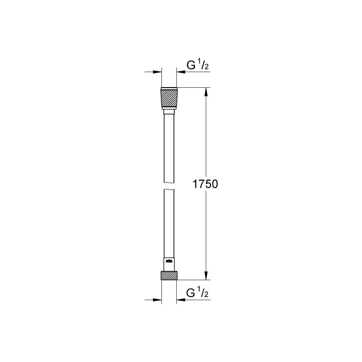 28388DC1 Grohe Silverflex tuš cev 1,75 m