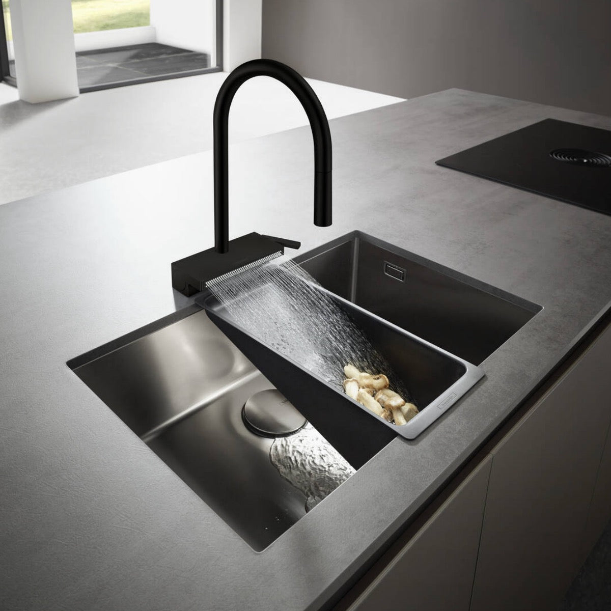 73831670 Hansgrohe Aquno Select M81 sBox vrtljiva izvlečna kuhinjska armatura