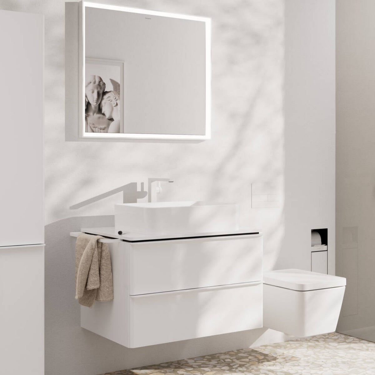 73072700 Hansgrohe Tecturis E CoolStart EcoSmart+ 240 visoka armatura za umivalnik