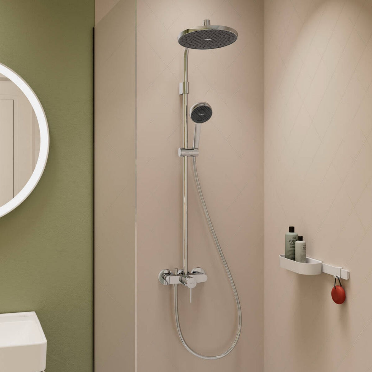 28875000 Hansgrohe Activera S 240 EcoSmart 1jet armatura za tuš s tuš setom