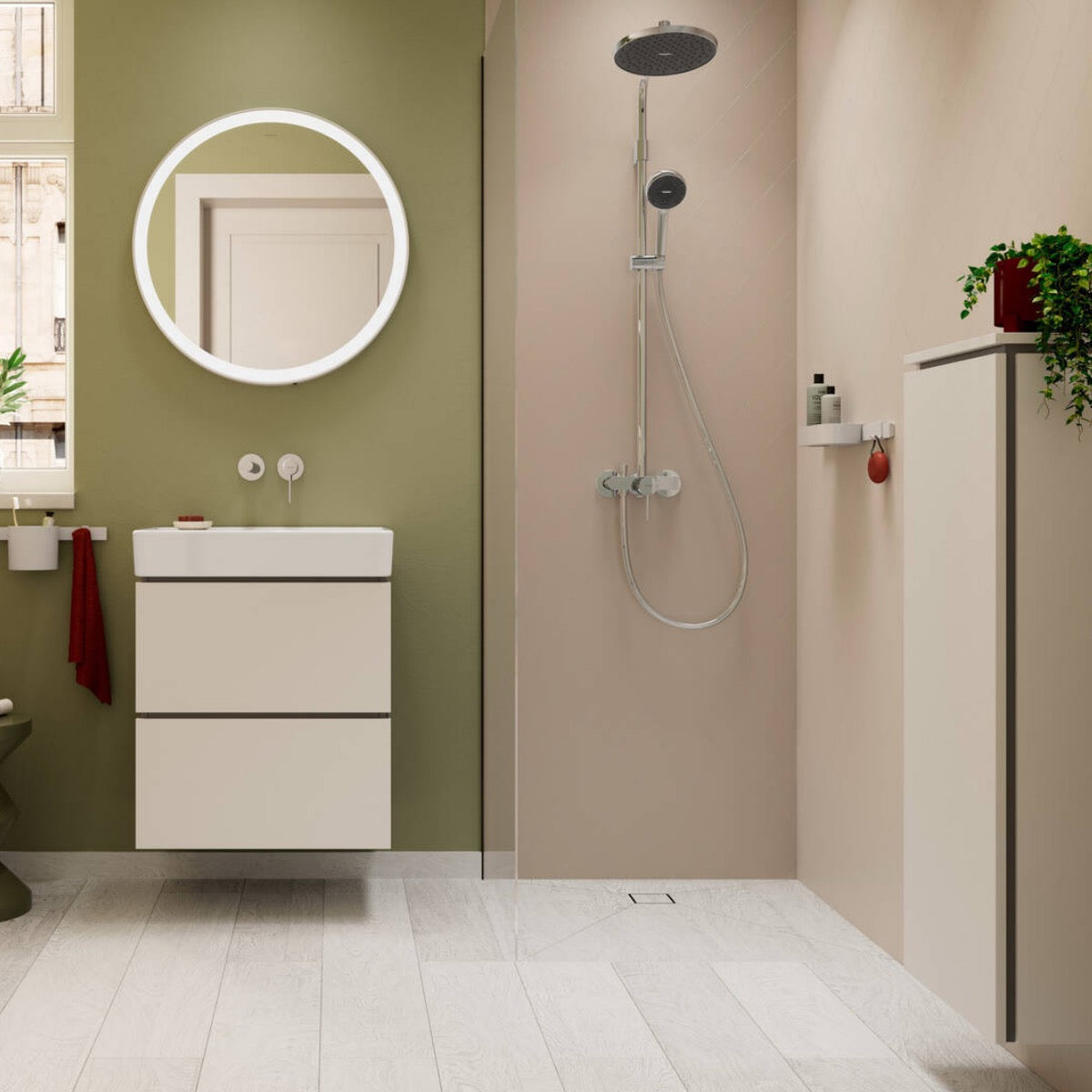 28875000 Hansgrohe Activera S 240 EcoSmart 1jet armatura za tuš s tuš setom