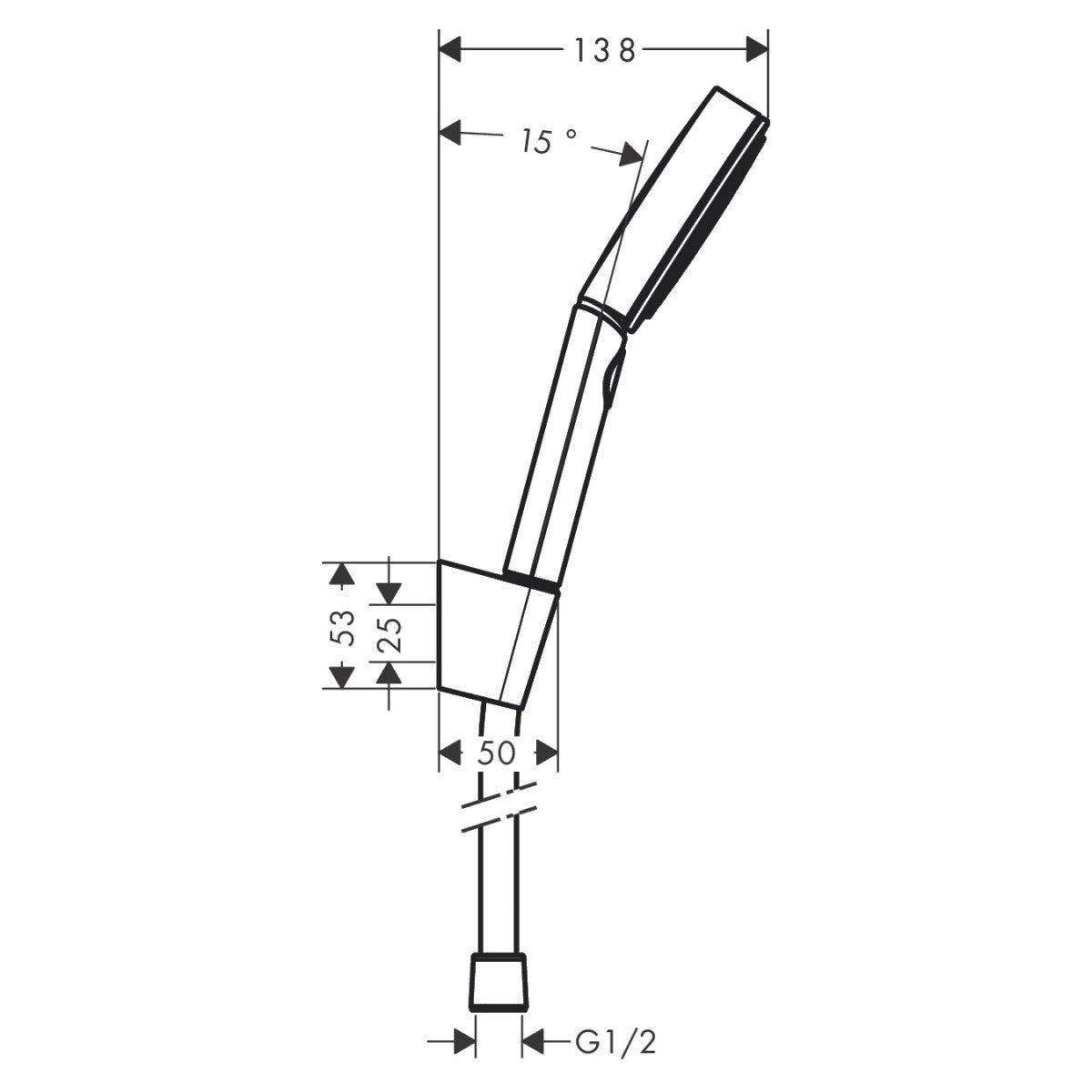 24302000 Hansgrohe Pulsify Select tuš set brez armature