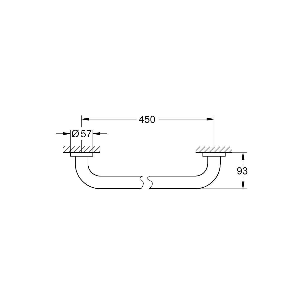 40793001 Grohe Essentials ročaj 45 cm