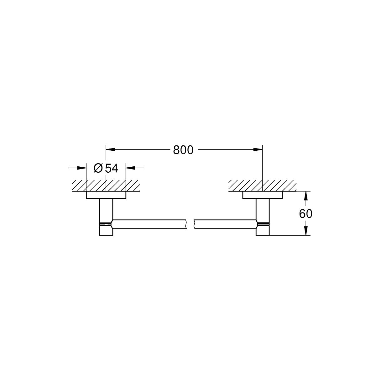 40386001 Grohe Essentials držalo za brisače