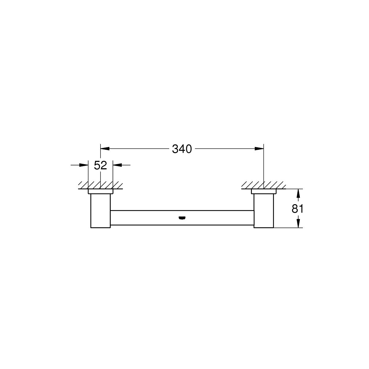 40514001 Grohe Essentials Cube ročaj