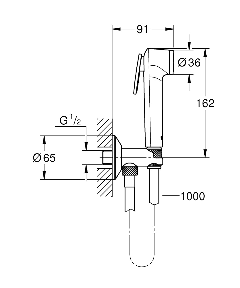26358000 Grohe Tempesta-F bide tuš set