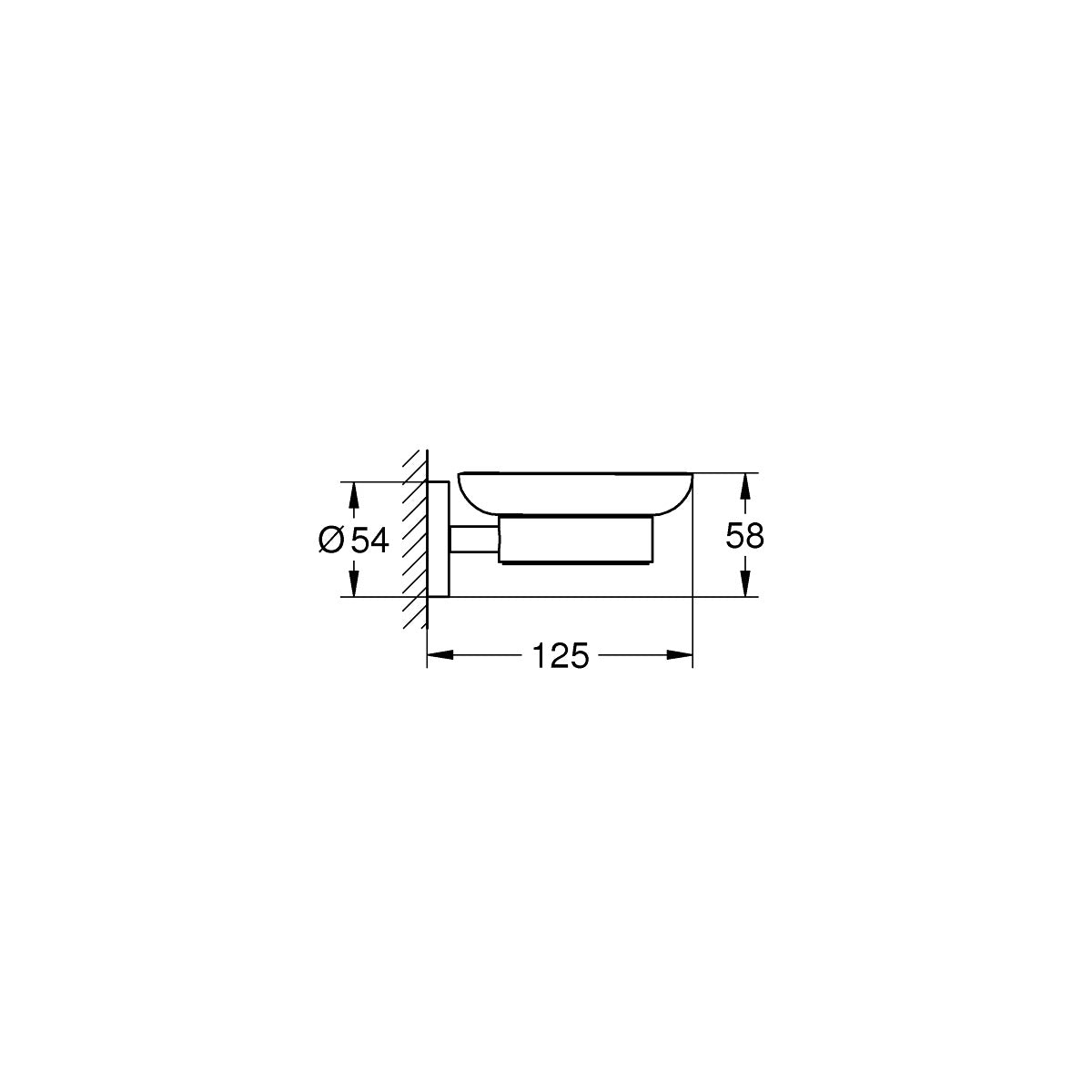 40444001 Grohe Essentials posoda za milo