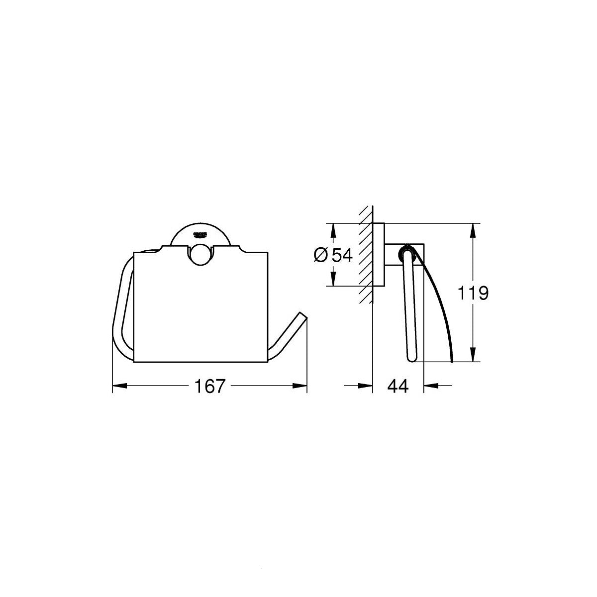 40367DA1 Grohe Essentials držalo za toaletni papir