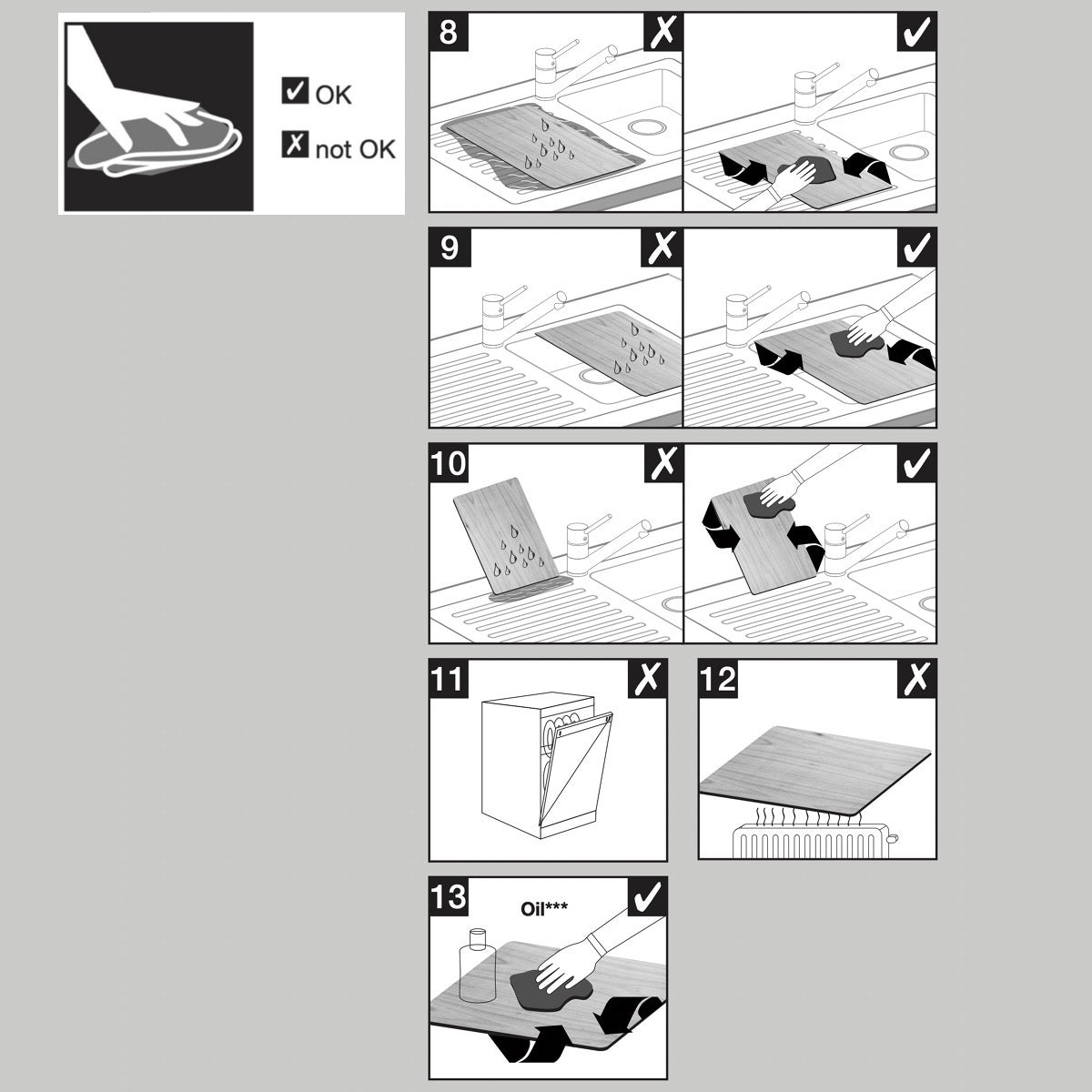 230700 Blanco deska za rezanje