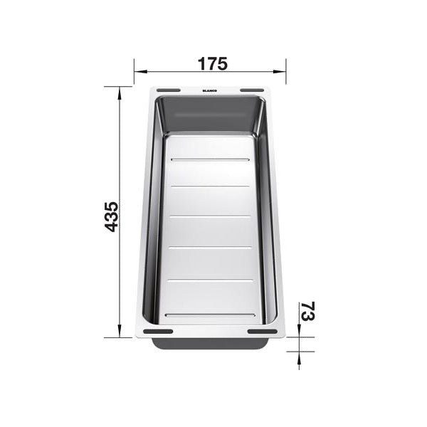 227689 Blanco odcejalna posoda za pomivalno korito
