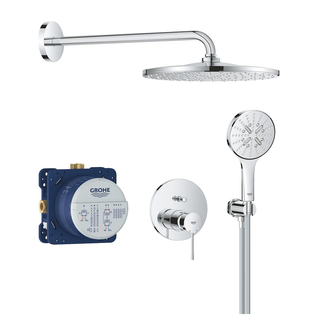 25287000 Grohe Essence Mono 310 podometni komplet za tuš