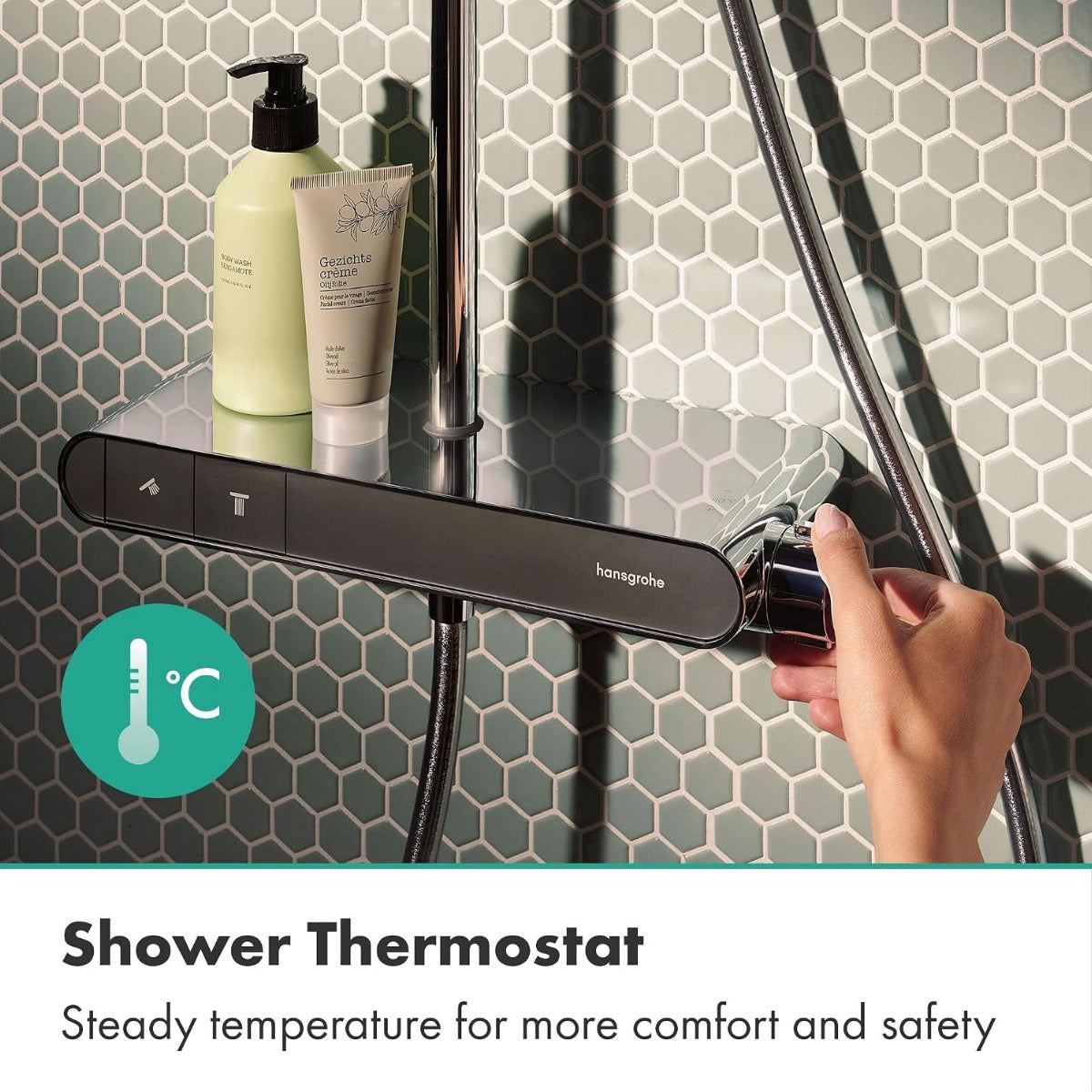 28638000 Hansgrohe Activera S 240 1jet EcoSmart stenska termostatska armatura s tuš setom