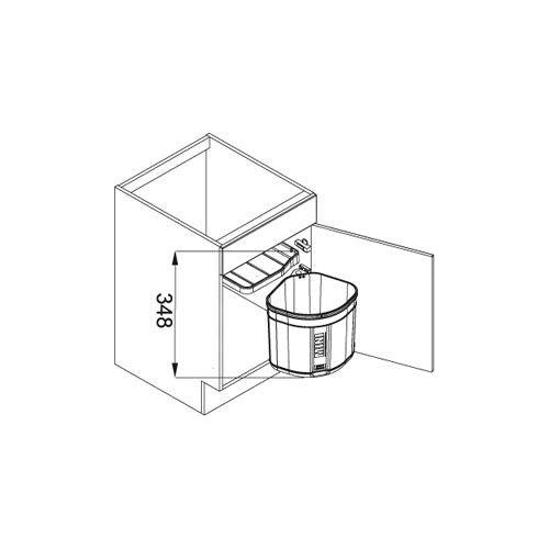 121.0176.518 Franke Mini 17,5l sorter odpadkov