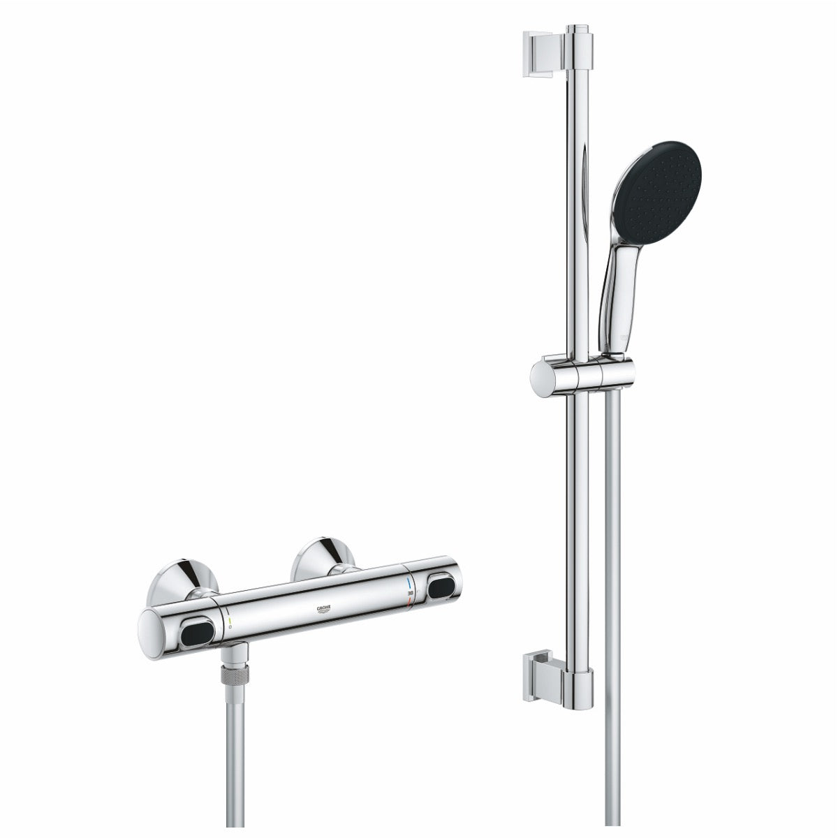 34800001 Grohe Precision Flow stenska termostatska armatura s tuš setom