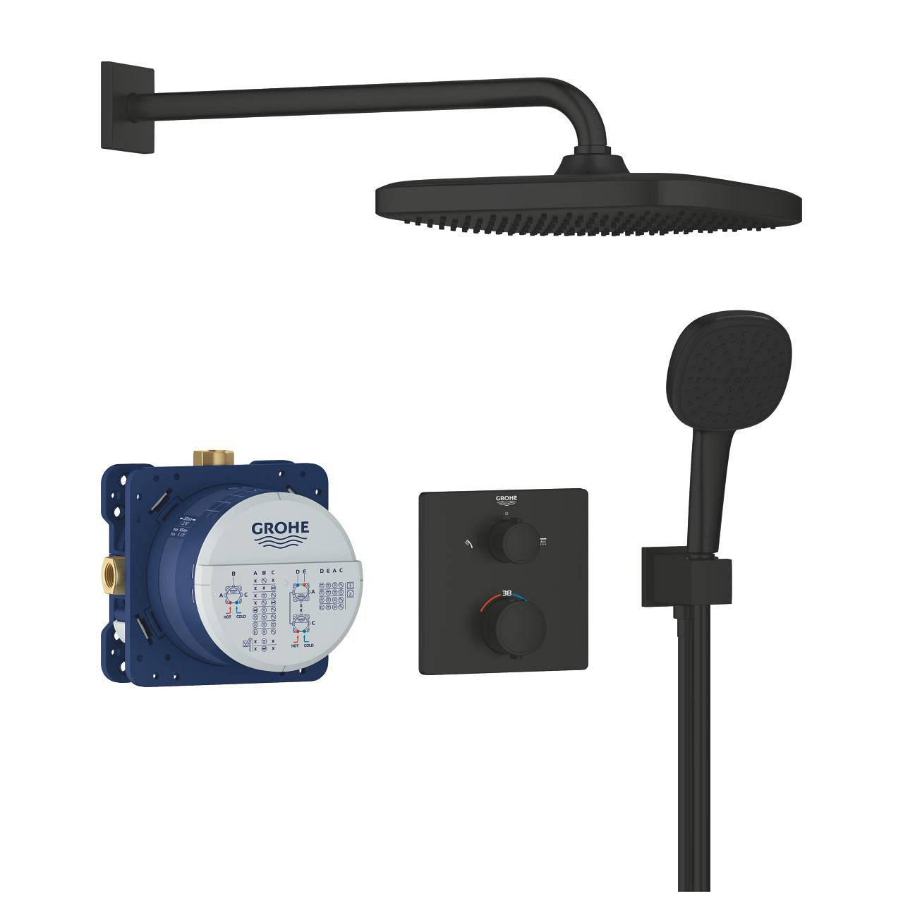 348822430 Grohe Precision Vitalio Comfort 250 termostatski podometni komplet za tuš