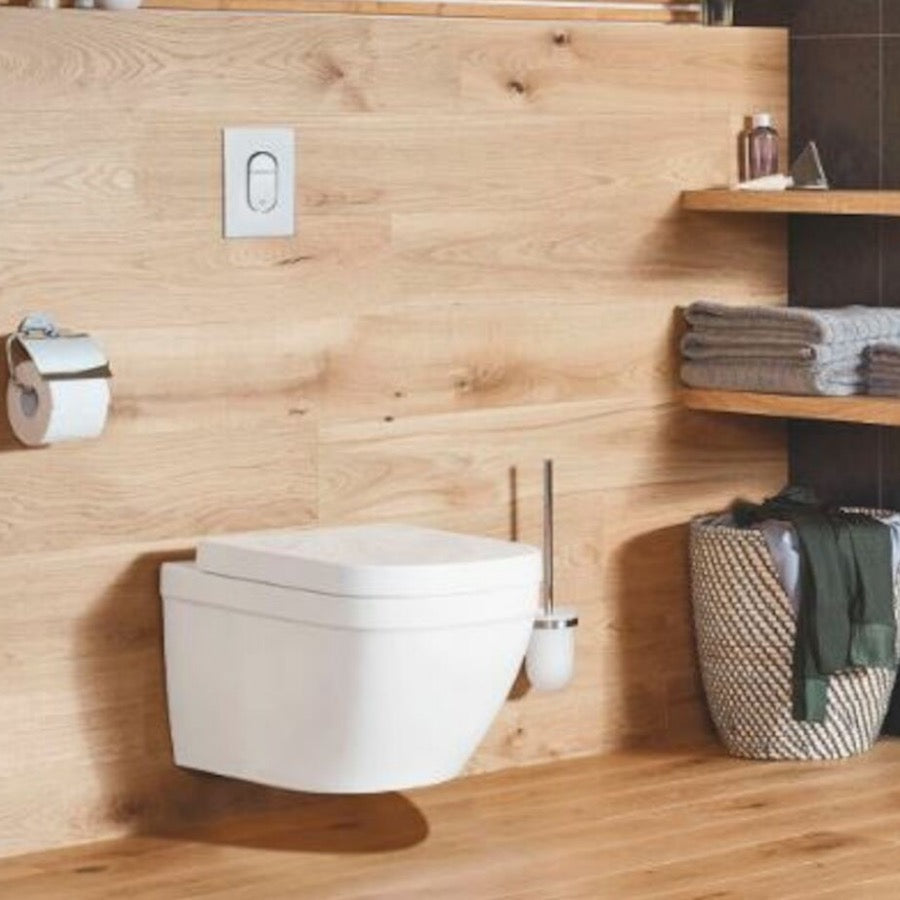 39693000 Grohe Euro Ceramic viseča brezrobna WC školjka z WC desko s počasnim zapiranjem