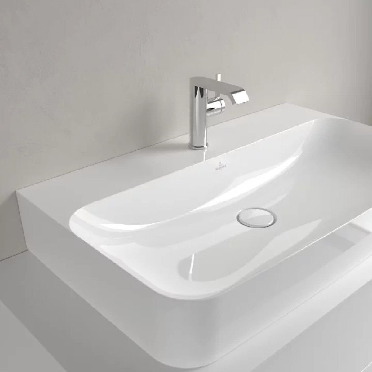 41688CR1 Villeroy & Boch Finion CeramicPlus 80 x 47 cm nadpultni umivalnik z odprtino za armaturo