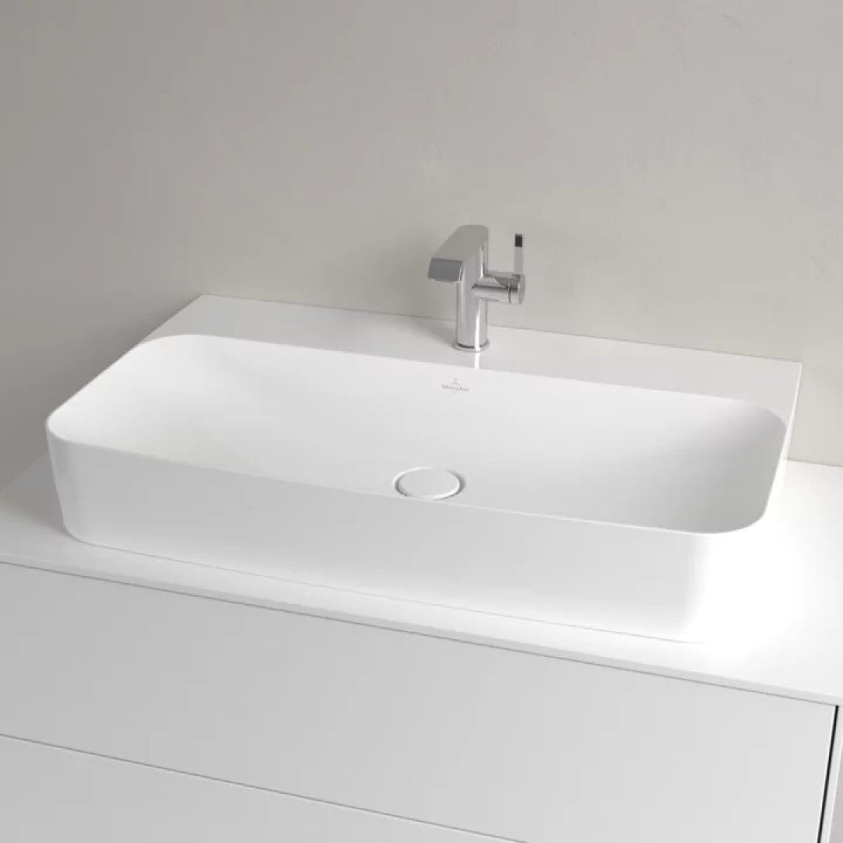 41688CR1 Villeroy & Boch Finion CeramicPlus 80 x 47 cm nadpultni umivalnik z odprtino za armaturo