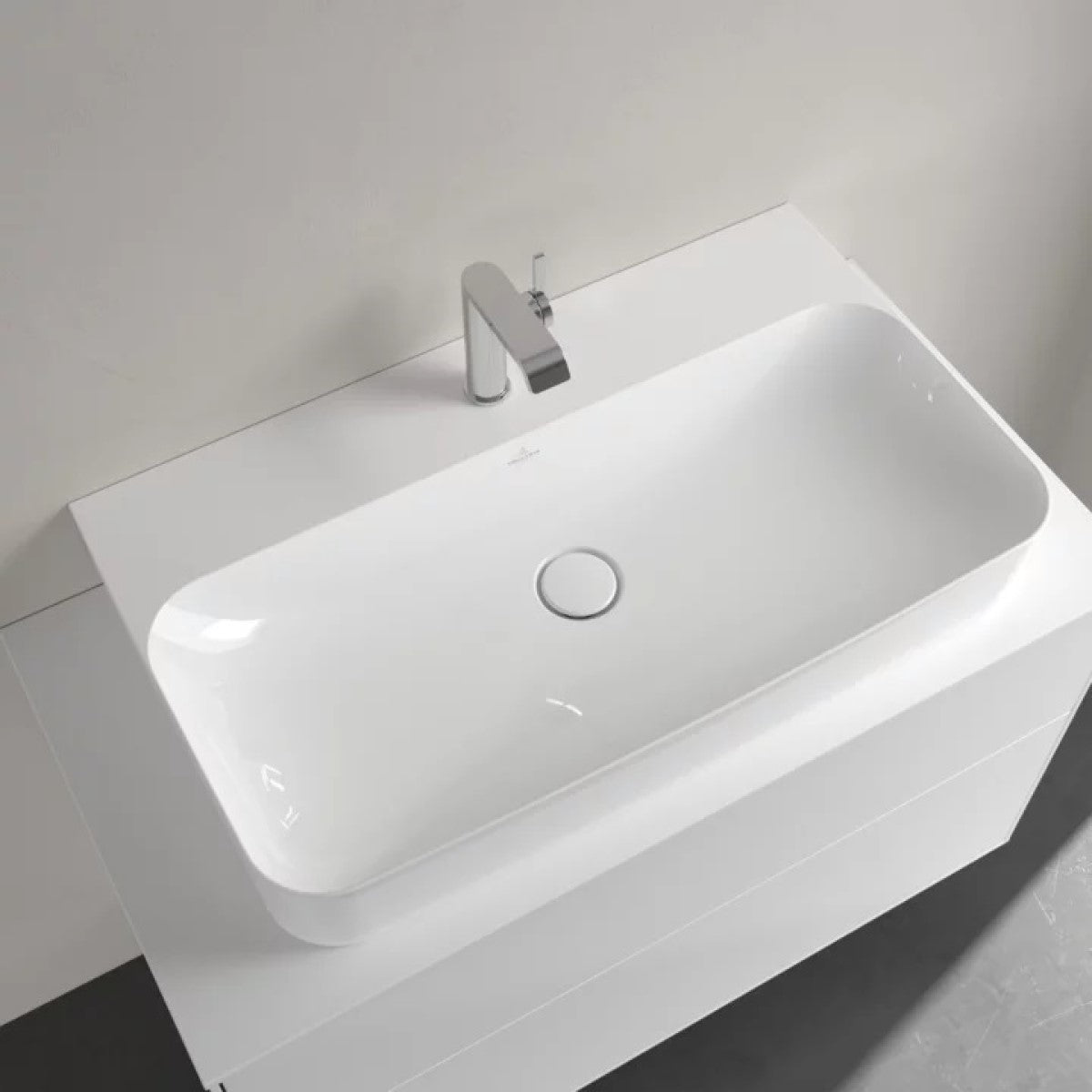 41688CR1 Villeroy & Boch Finion CeramicPlus 80 x 47 cm nadpultni umivalnik z odprtino za armaturo