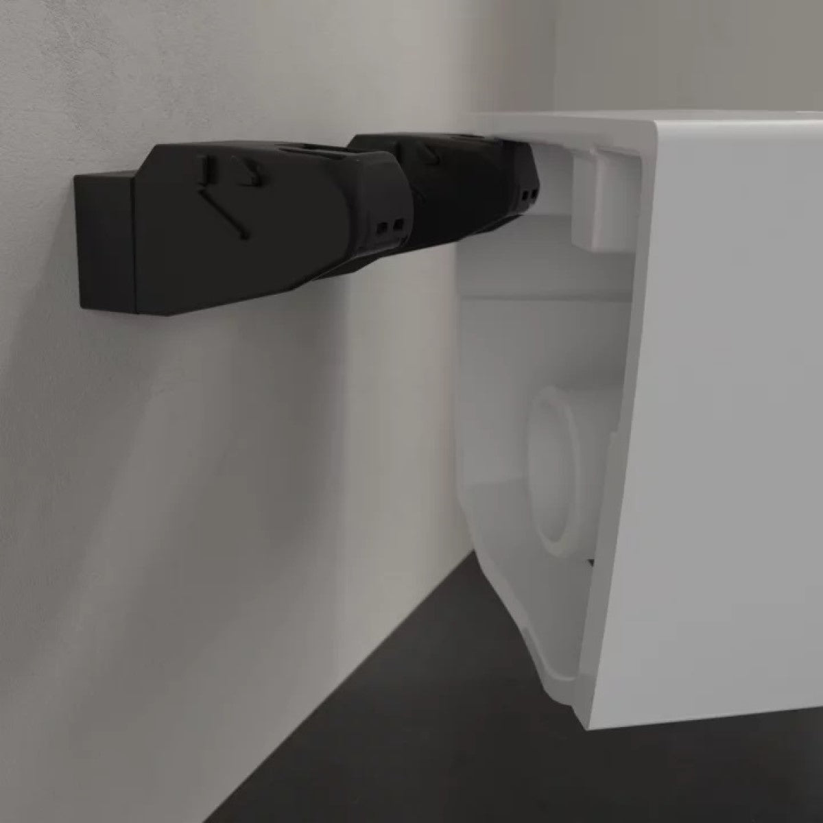 4670T9R1 Villeroy & Boch Universo Combi-Pack CeramicPlus TwistFlush viseča brezrobna WC školjka z WC desko s počasnim zapiranjem