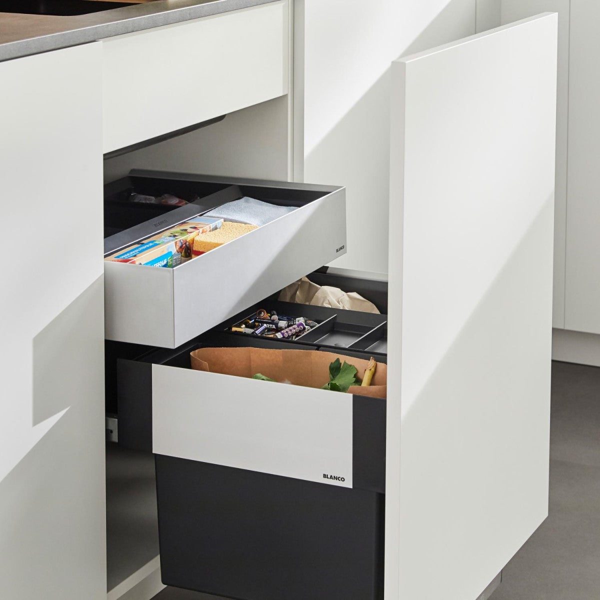 526209 Blanco Select II 60/3 Orga, 3 x 15l sorter odpadkov