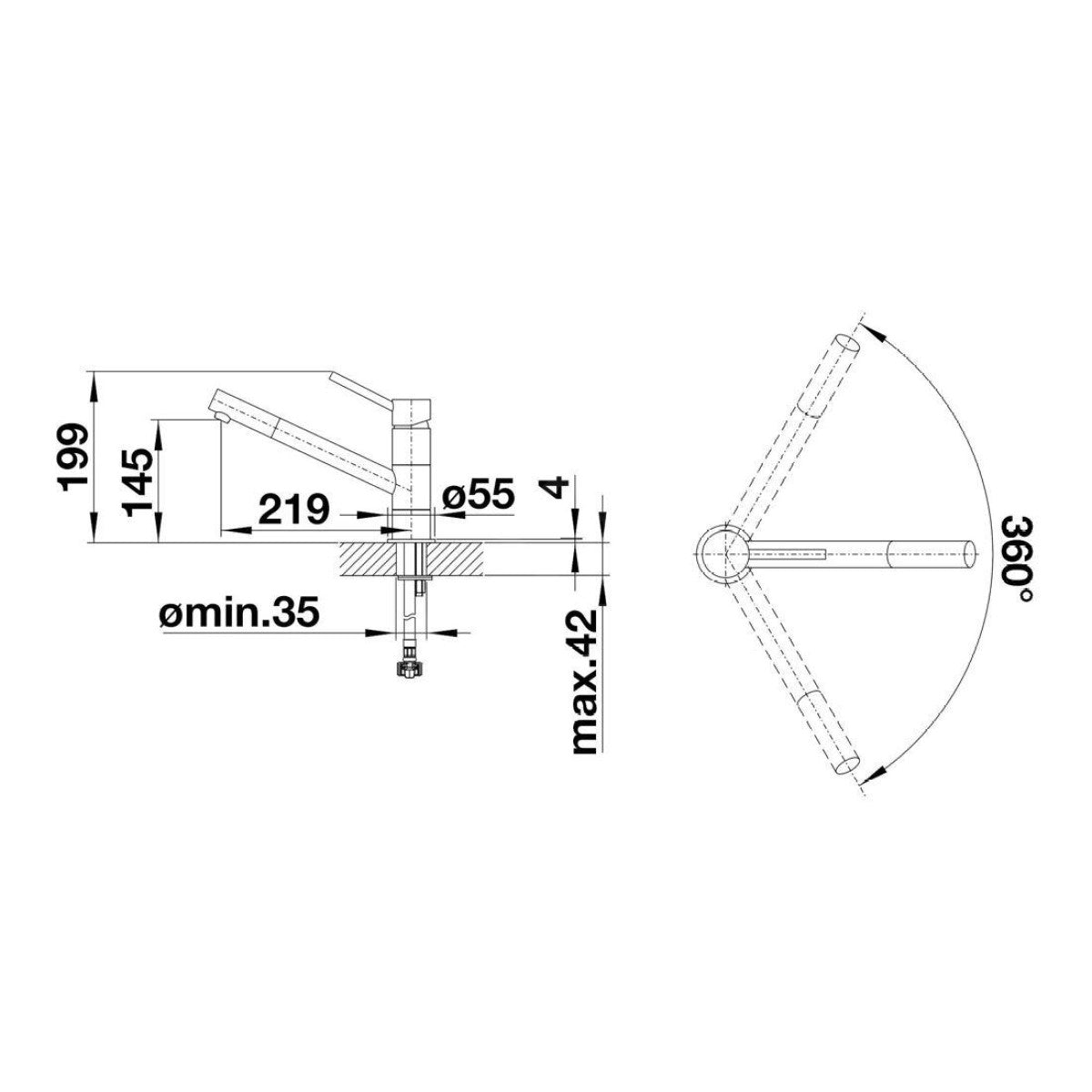 526951 Blanco Kano kuhinjska armatura