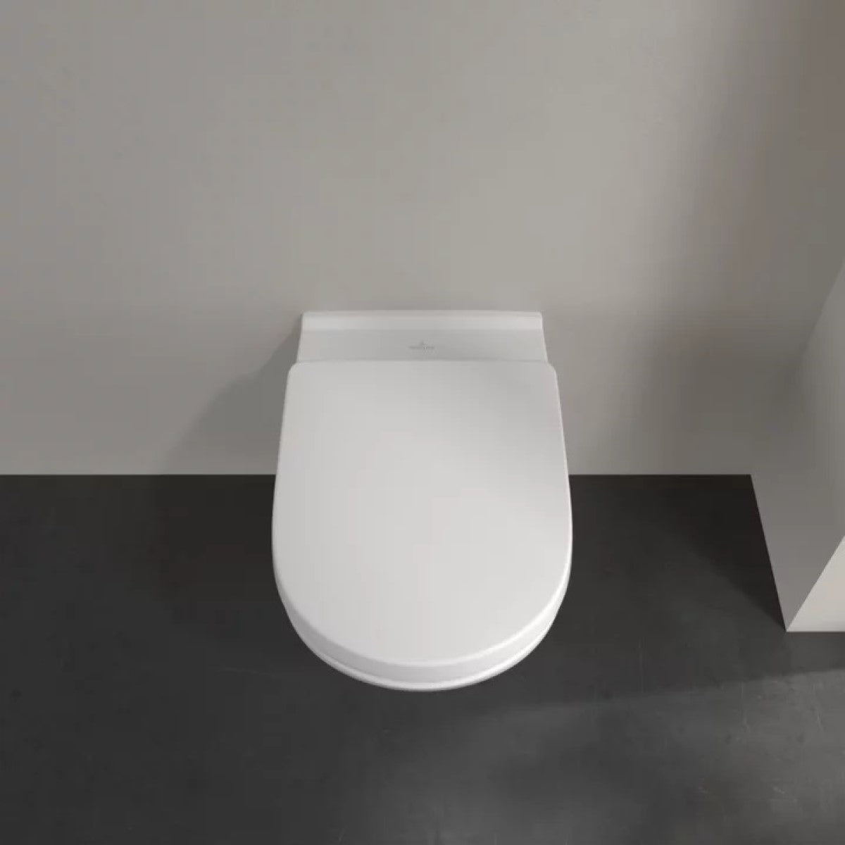 5660H1R1 Villeroy & Boch O.novo Combi-Pack CeramicPlus viseča WC školjka z WC desko s počasnim zapiranjem